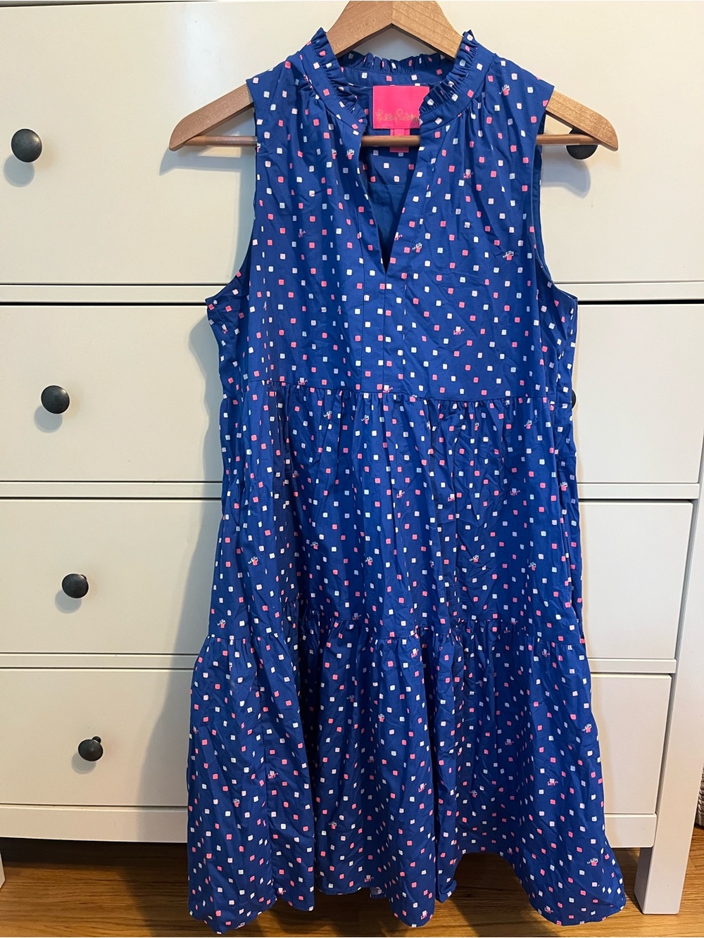 Lilly Pulitzer — Navy Blue Tiered Dress